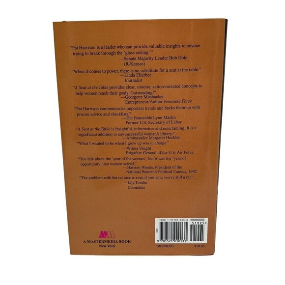 SIGNED A Seat at Table An Insiders Guide for America's New Women Leaders HC - Picture 2 of 9